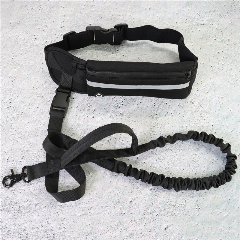 Waist Bag Dog Leash - Hands-Free Pet Walking & Jogging