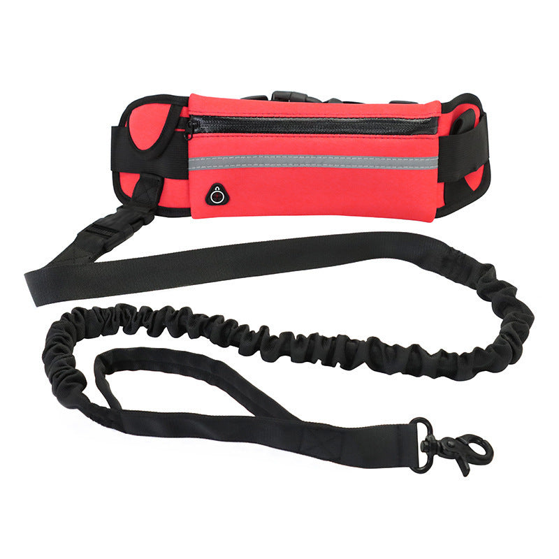 Waist Bag Dog Leash - Hands-Free Pet Walking & Jogging